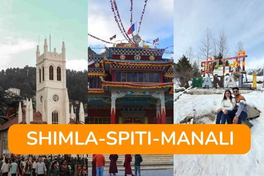 Shimla-Spiti-Manali-Chandigarh Holiday Tour By Cab (17 Nights 18 Days)