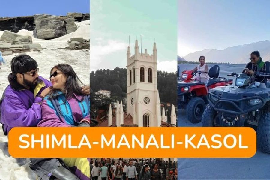 Shimla Kullu Manali Kasol Cab Holiday Package (06 Night 07 Days)