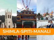 Shimla-Spiti-Manali-Chandigarh Holiday Tour By Cab (17 Nights 18 Days)